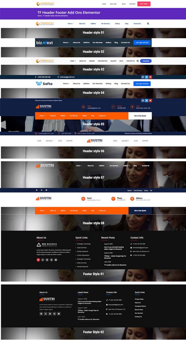 How to use elementor header, footer Addon - Elementor Addons Widgets