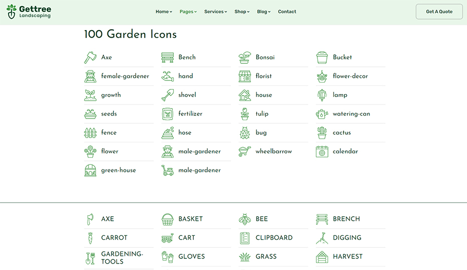 Gettree-–-Garden-Landscaping-WordPress-Theme_100-Garden-Icons